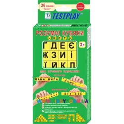Умные кубики Украинский язык Тестплей Т-0329